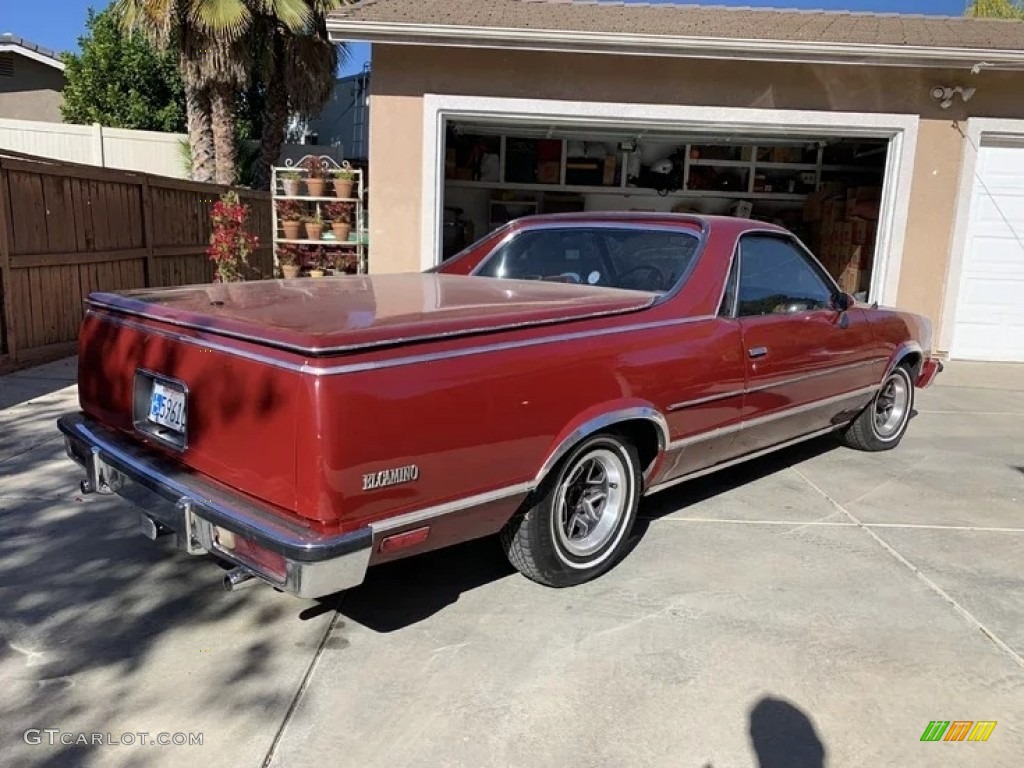 Maroon Metallic 1981 Chevrolet El Camino Royal Knight Exterior Photo #143898818