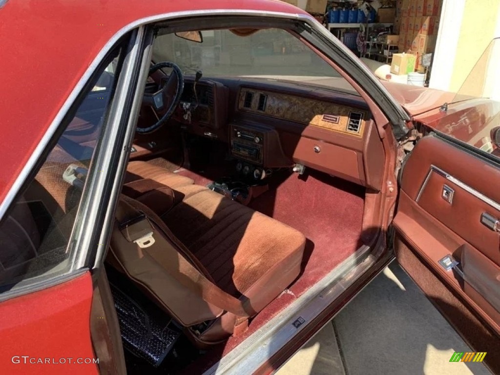 1981 Chevrolet El Camino Royal Knight Maroon Door Panel Photo #143898833