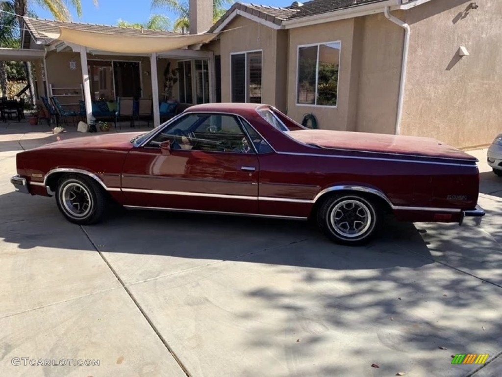 Maroon Metallic 1981 Chevrolet El Camino Royal Knight Exterior Photo #143898884