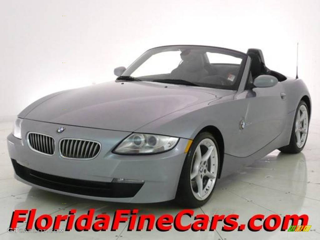 2006 Z4 3.0si Roadster - Silver Grey Metallic / Black photo #1