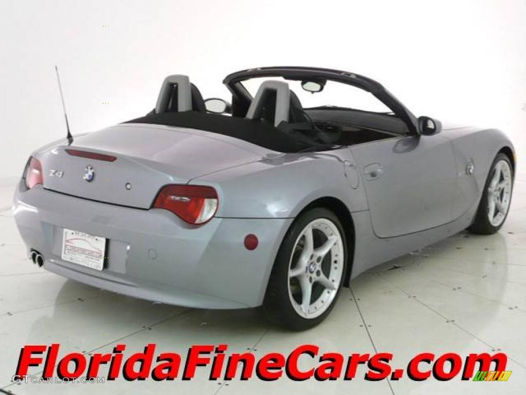 2006 Z4 3.0si Roadster - Silver Grey Metallic / Black photo #2