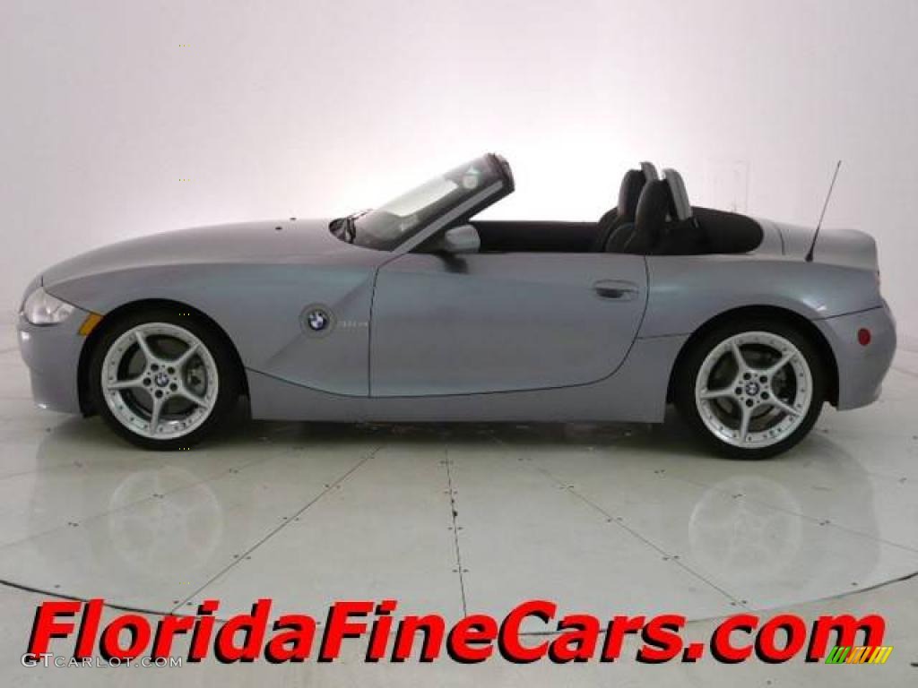 2006 Z4 3.0si Roadster - Silver Grey Metallic / Black photo #3