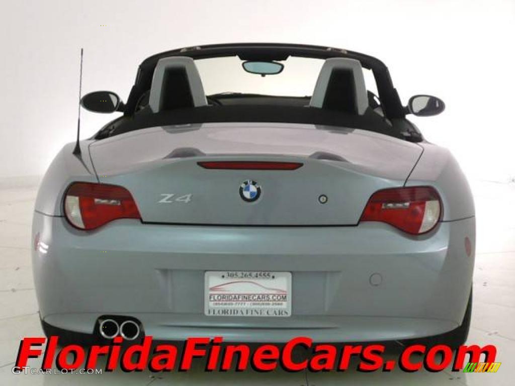 2006 Z4 3.0si Roadster - Silver Grey Metallic / Black photo #6