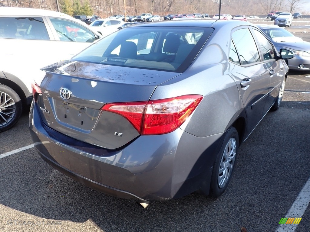 2018 Corolla LE - Galactic Aqua Mica / Black photo #4
