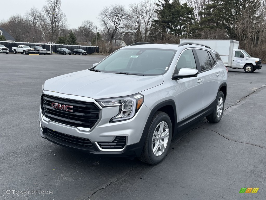 Quicksilver Metallic 2022 GMC Terrain SLE AWD Exterior Photo #143900433
