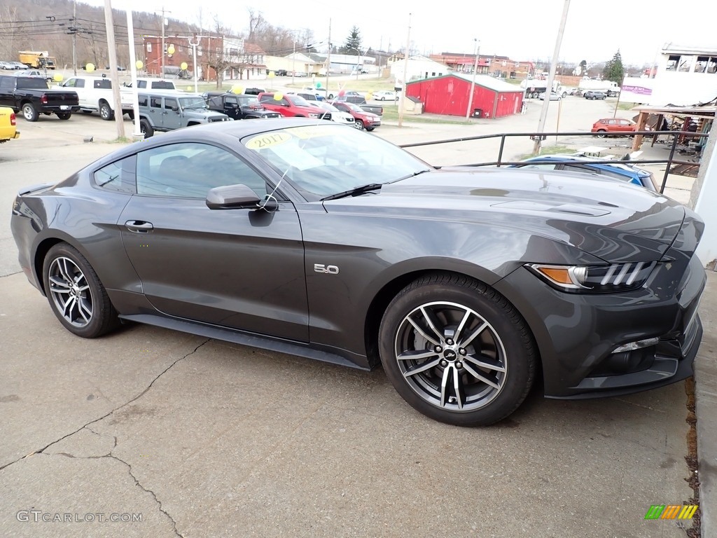 2017 Mustang GT Coupe - Magnetic / Ebony photo #4