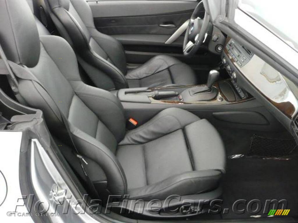 2006 Z4 3.0si Roadster - Silver Grey Metallic / Black photo #14