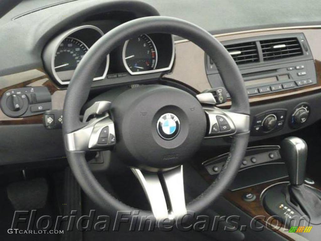 2006 Z4 3.0si Roadster - Silver Grey Metallic / Black photo #16