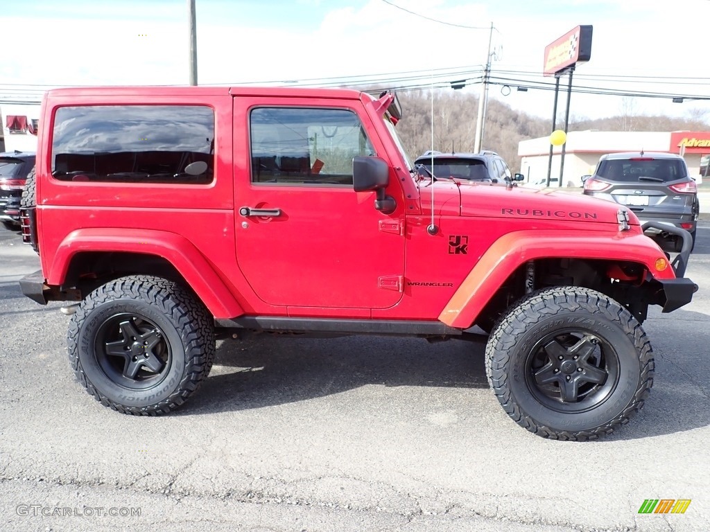 2016 Wrangler Rubicon 4x4 - Firecracker Red / Black photo #7