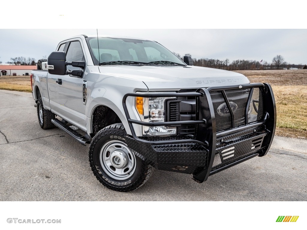 2017 F250 Super Duty Lariat SuperCab 4x4 - Ingot Silver / Camel photo #1