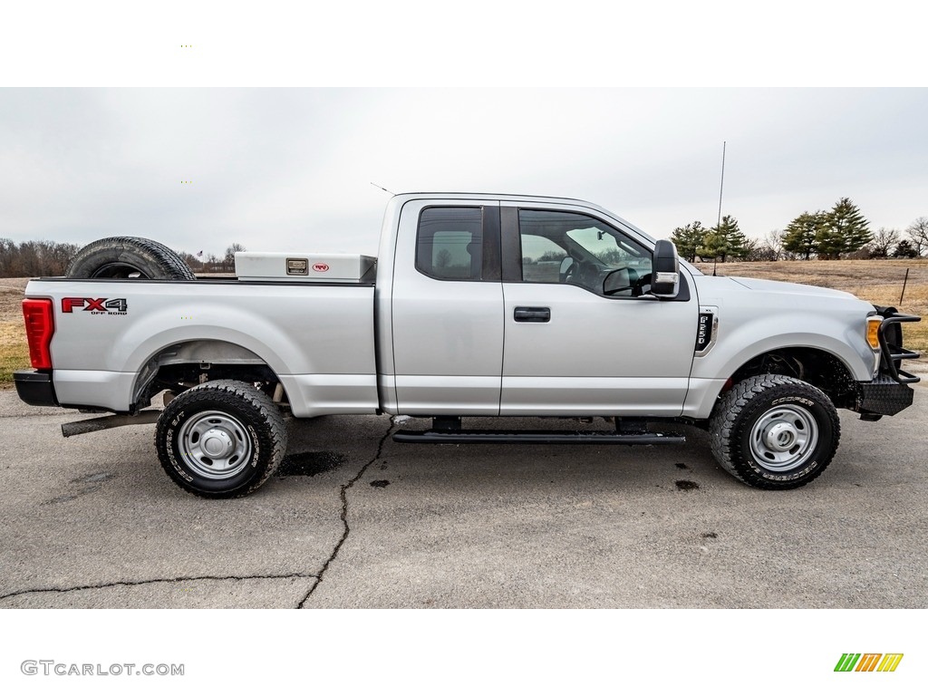 2017 F250 Super Duty Lariat SuperCab 4x4 - Ingot Silver / Camel photo #3