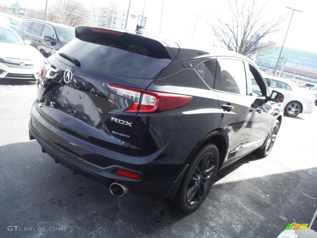 2019 RDX A-Spec AWD - Majestic Black Pearl / Red photo #8