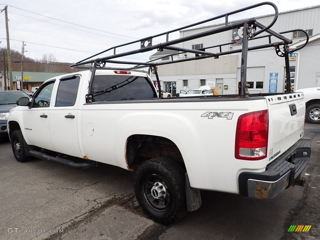 2009 Sierra 3500HD Work Truck Crew Cab 4x4 - Summit White / Dark Titanium photo #3