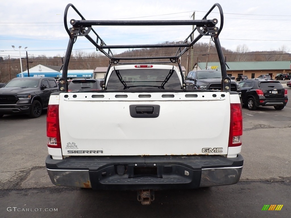 2009 Sierra 3500HD Work Truck Crew Cab 4x4 - Summit White / Dark Titanium photo #4
