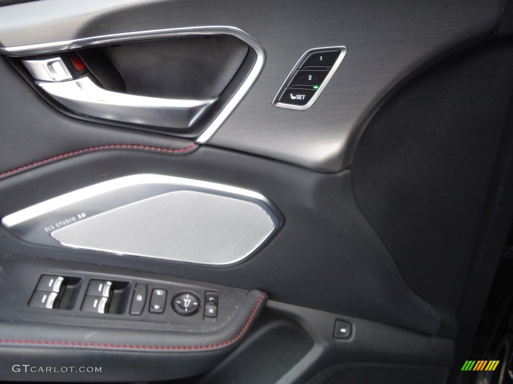 2019 RDX A-Spec AWD - Majestic Black Pearl / Red photo #14