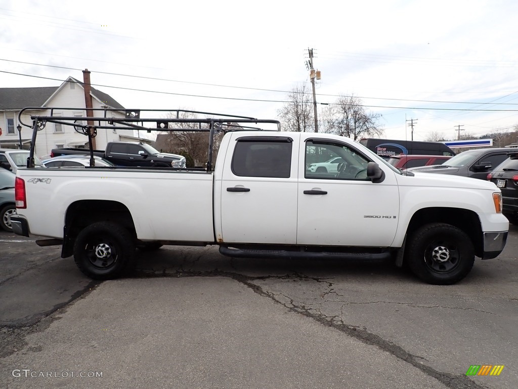 Summit White 2009 GMC Sierra 3500HD Work Truck Crew Cab 4x4 Exterior Photo #143902209