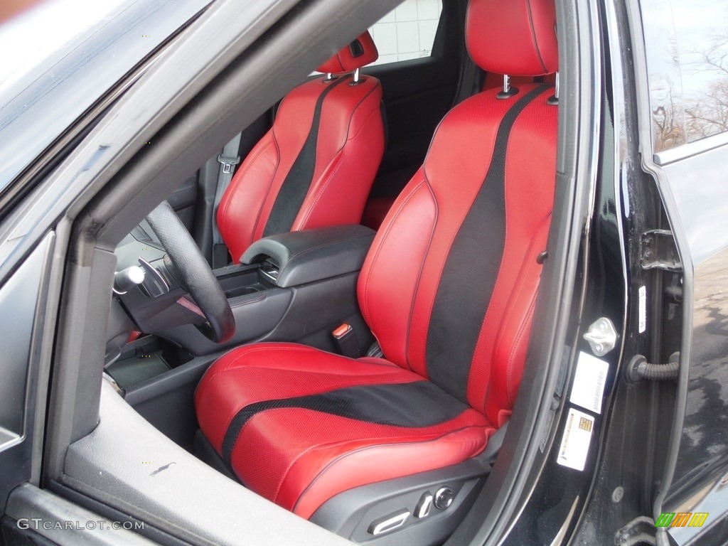 2019 RDX A-Spec AWD - Majestic Black Pearl / Red photo #17