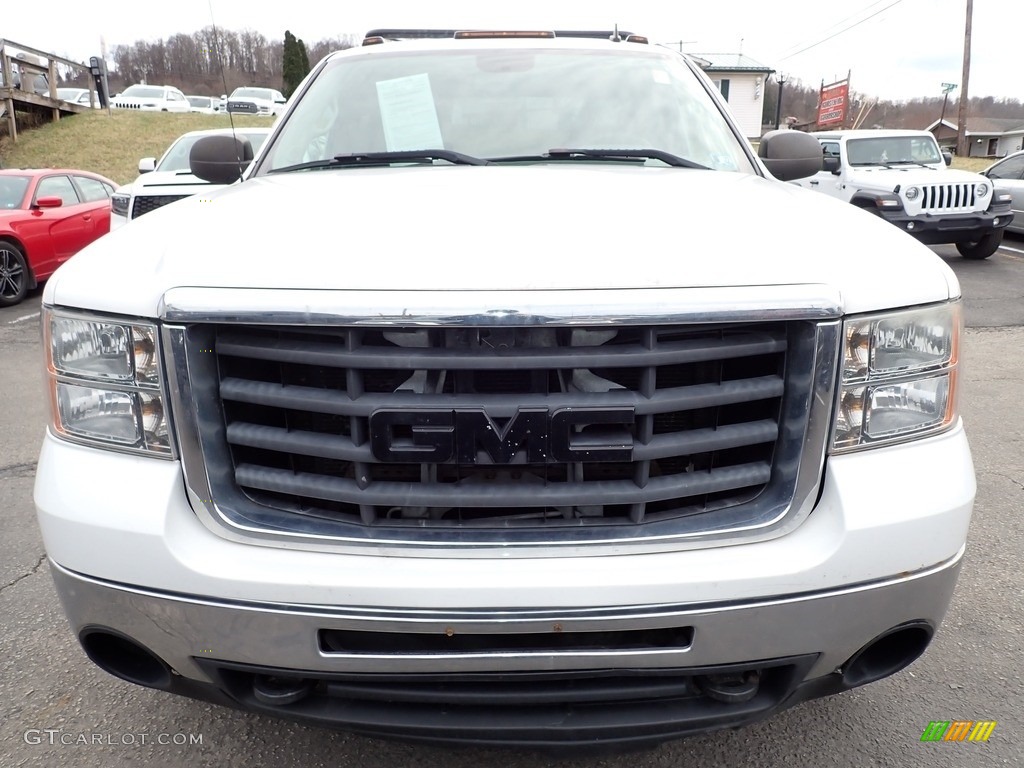 2009 Sierra 3500HD Work Truck Crew Cab 4x4 - Summit White / Dark Titanium photo #8