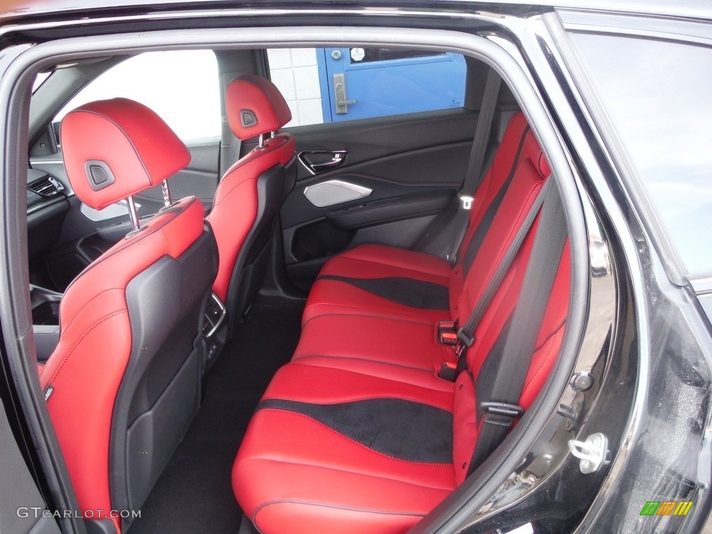 2019 RDX A-Spec AWD - Majestic Black Pearl / Red photo #30