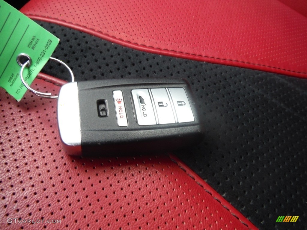 2019 RDX A-Spec AWD - Majestic Black Pearl / Red photo #34