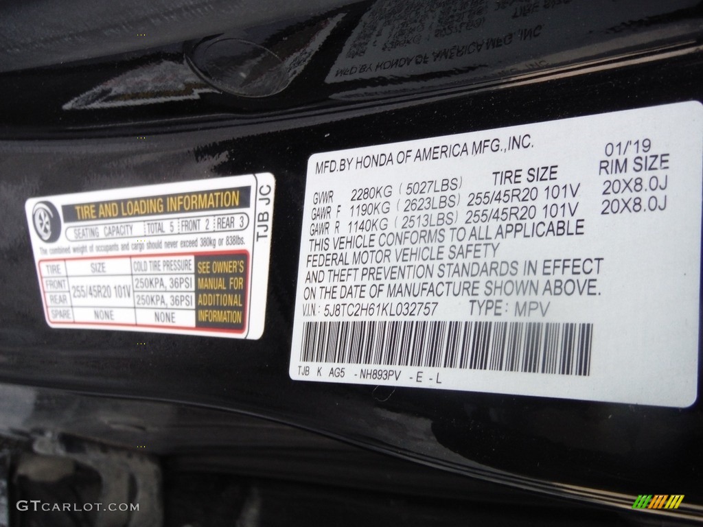 2019 RDX A-Spec AWD - Majestic Black Pearl / Red photo #35