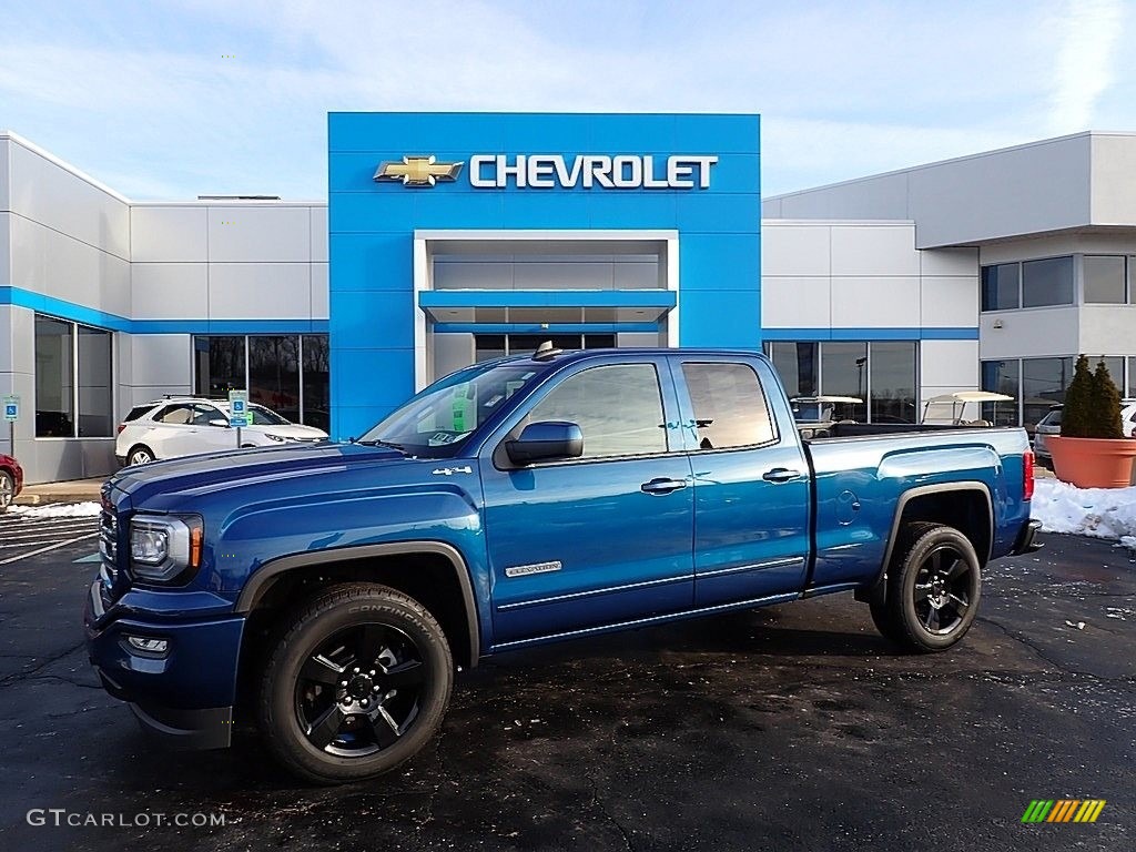 2019 Sierra 1500 Limited Elevation Double Cab 4WD - Stone Blue Metallic / Jet Black/Dark Ash photo #1