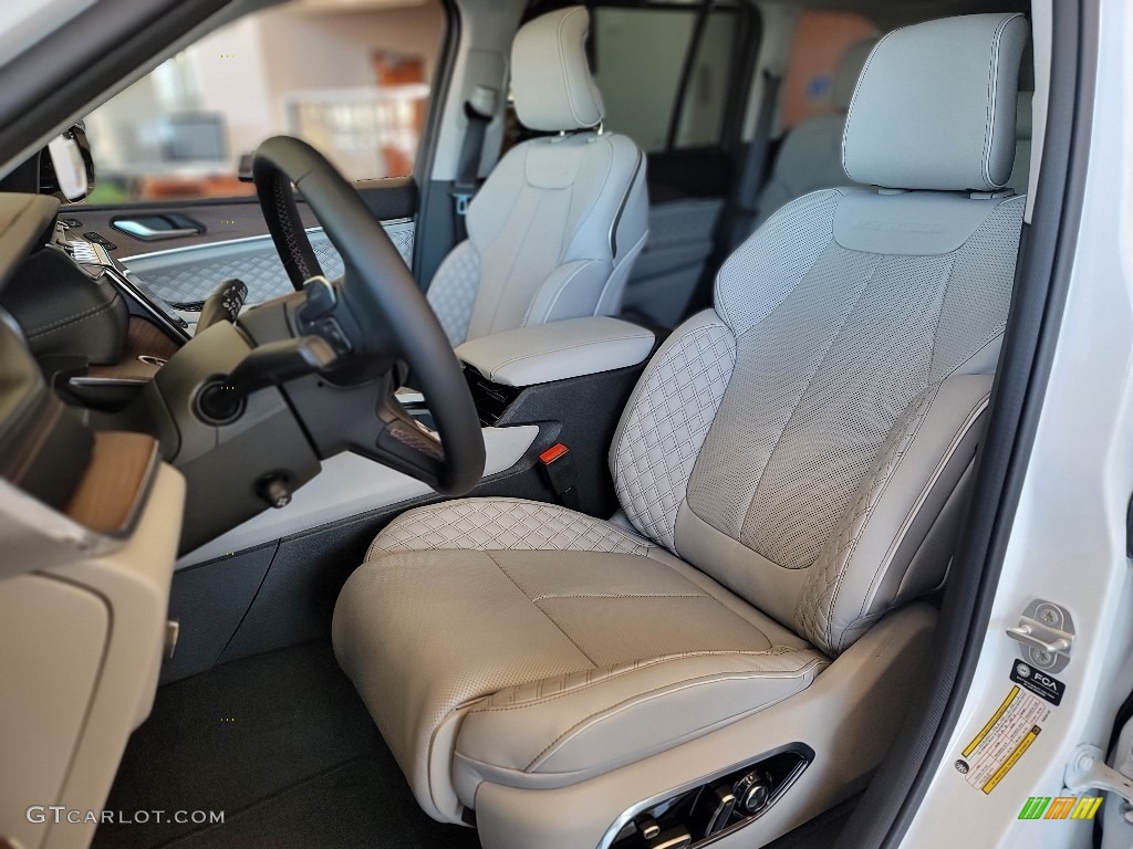 Global Black/Steel Gray Interior 2022 Jeep Grand Cherokee Summit 4x4 Photo #143903319