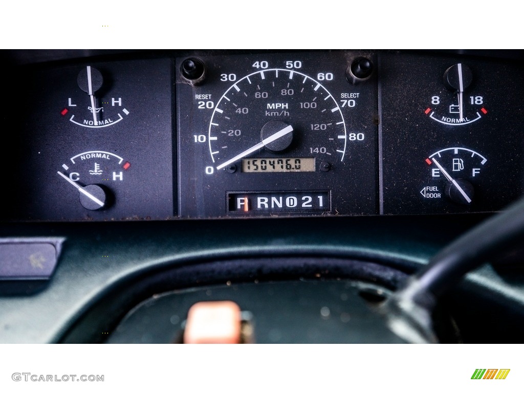 1997 Ford F250 XLT Extended Cab 4x4 Gauges Photo #143903370