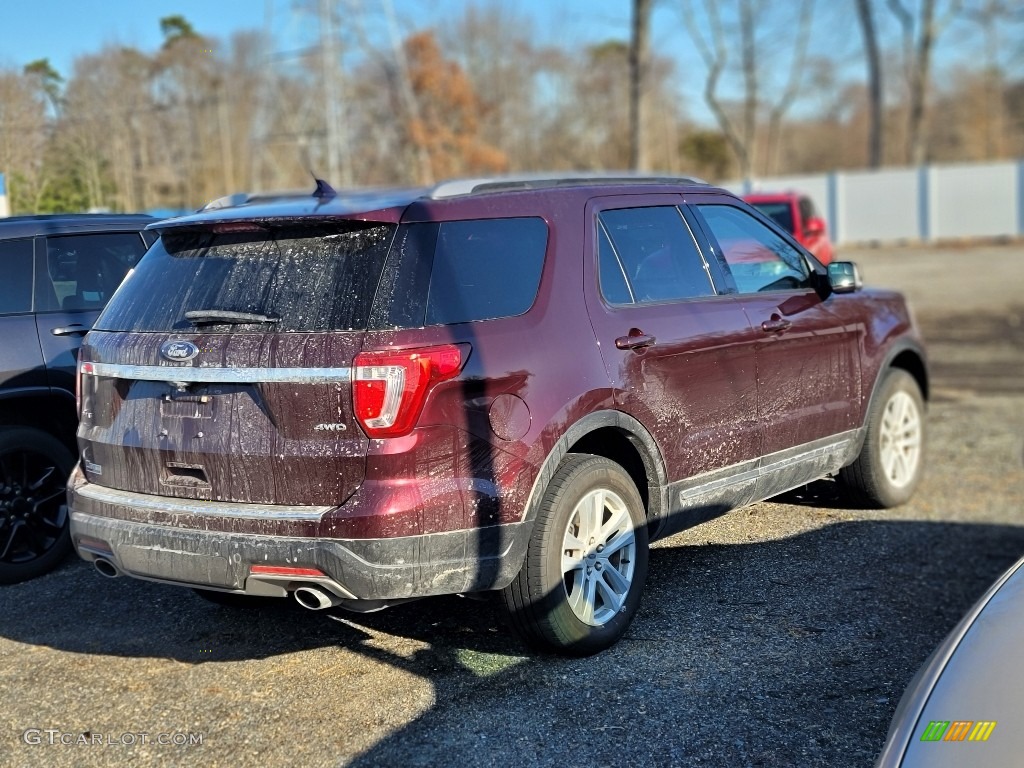 2018 Explorer XLT 4WD - Burgundy Velvet / Ebony Black photo #3