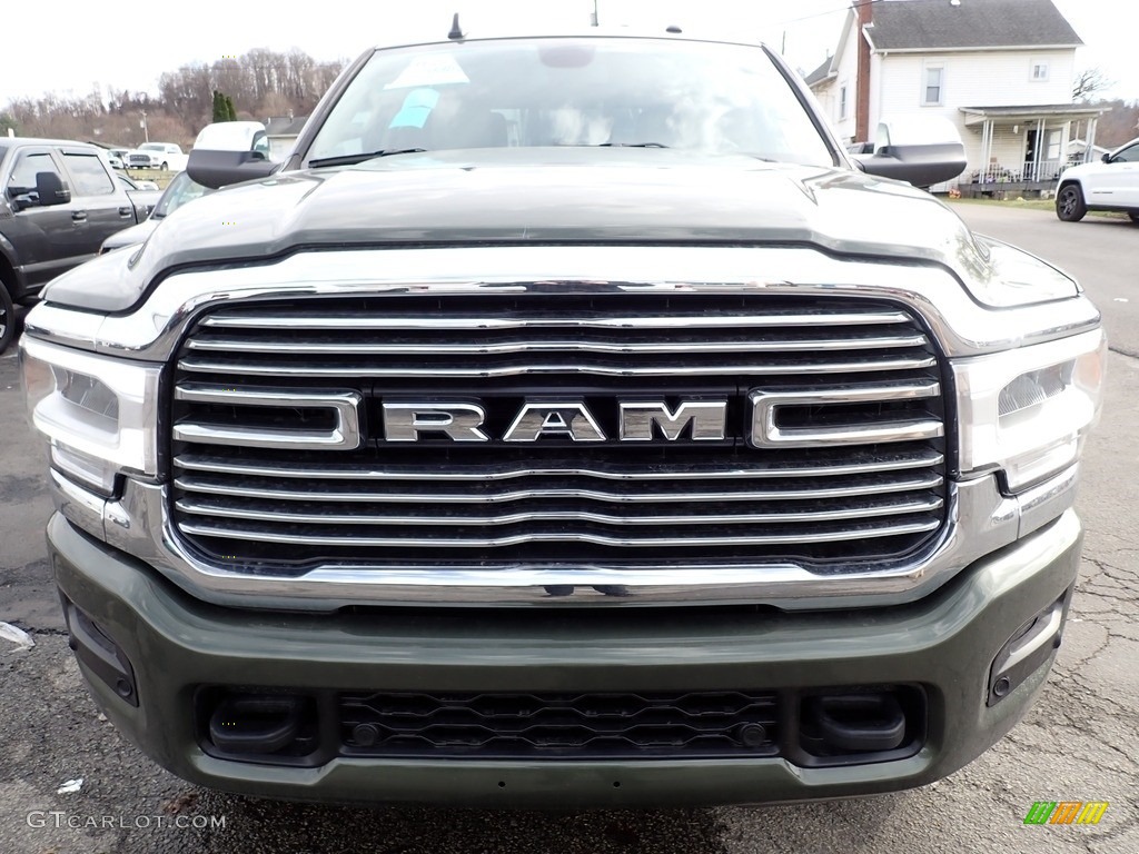 2022 2500 Laramie Crew Cab 4x4 - Olive Green Pearl / Mountain Brown/Light Mountain Brown photo #8