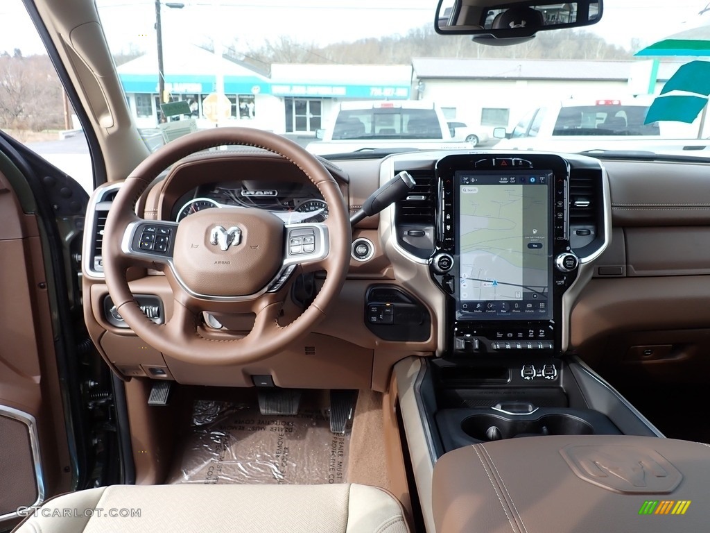 2022 2500 Laramie Crew Cab 4x4 - Olive Green Pearl / Mountain Brown/Light Mountain Brown photo #13