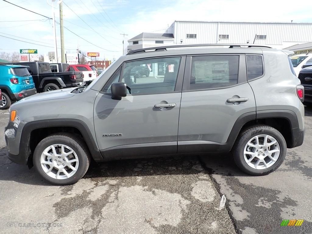 Sting-Gray 2022 Jeep Renegade Latitude 4x4 Exterior Photo #143904843