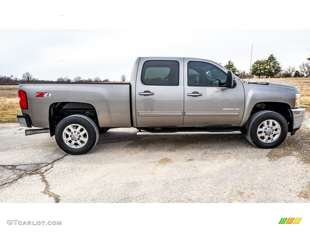 2014 Silverado 2500HD LTZ Crew Cab 4x4 - Graystone Metallic / Light Titanium/Dark Titanium photo #3