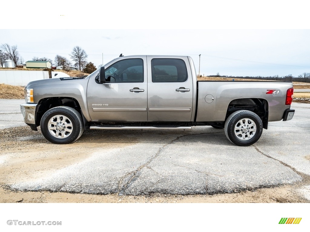 2014 Silverado 2500HD LTZ Crew Cab 4x4 - Graystone Metallic / Light Titanium/Dark Titanium photo #7