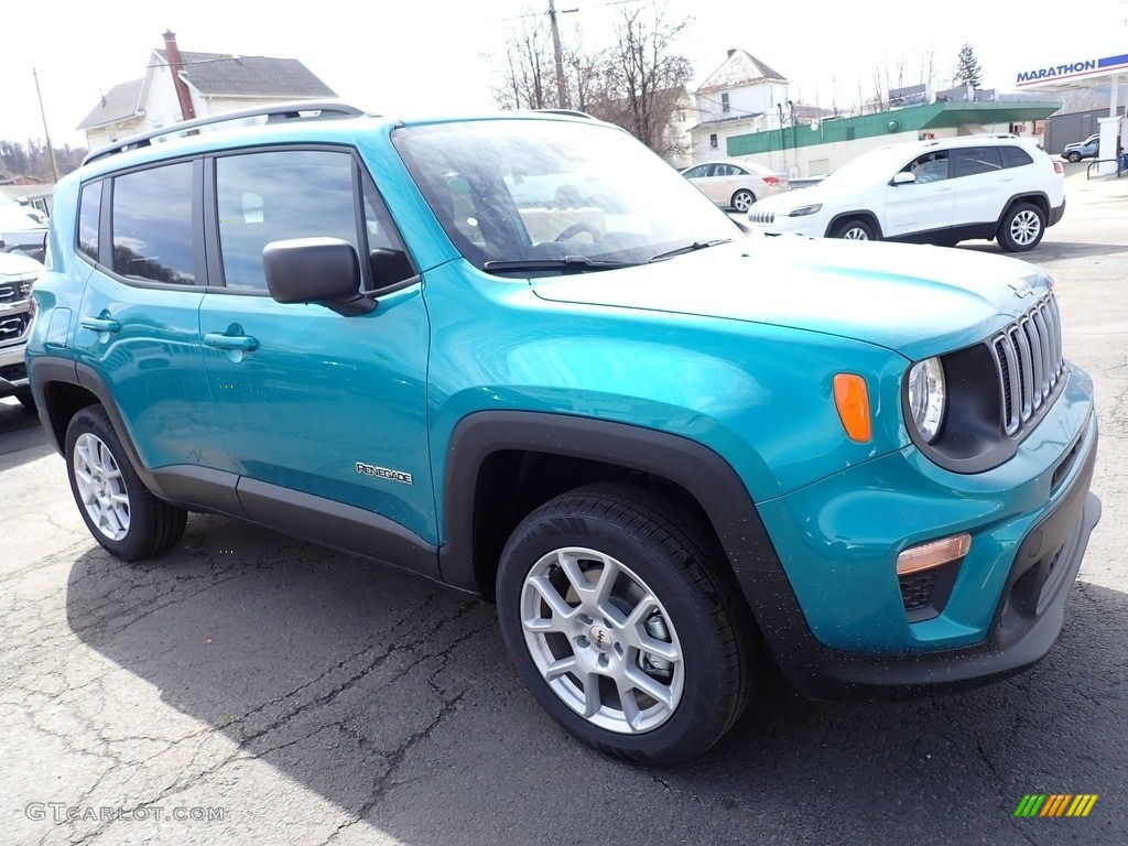Bikini Metallic 2022 Jeep Renegade Latitude 4x4 Exterior Photo #143905392