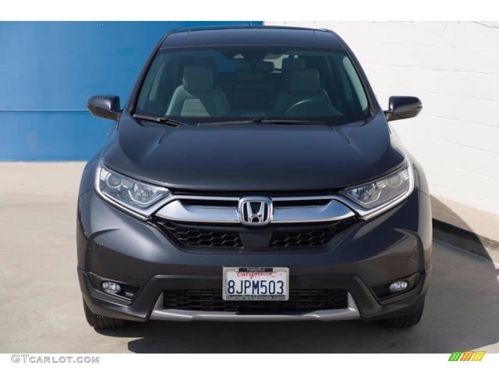 2019 CR-V EX-L - Gunmetal Metallic / Ivory photo #7
