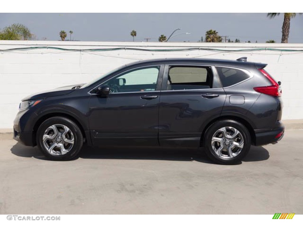 2019 CR-V EX-L - Gunmetal Metallic / Ivory photo #8