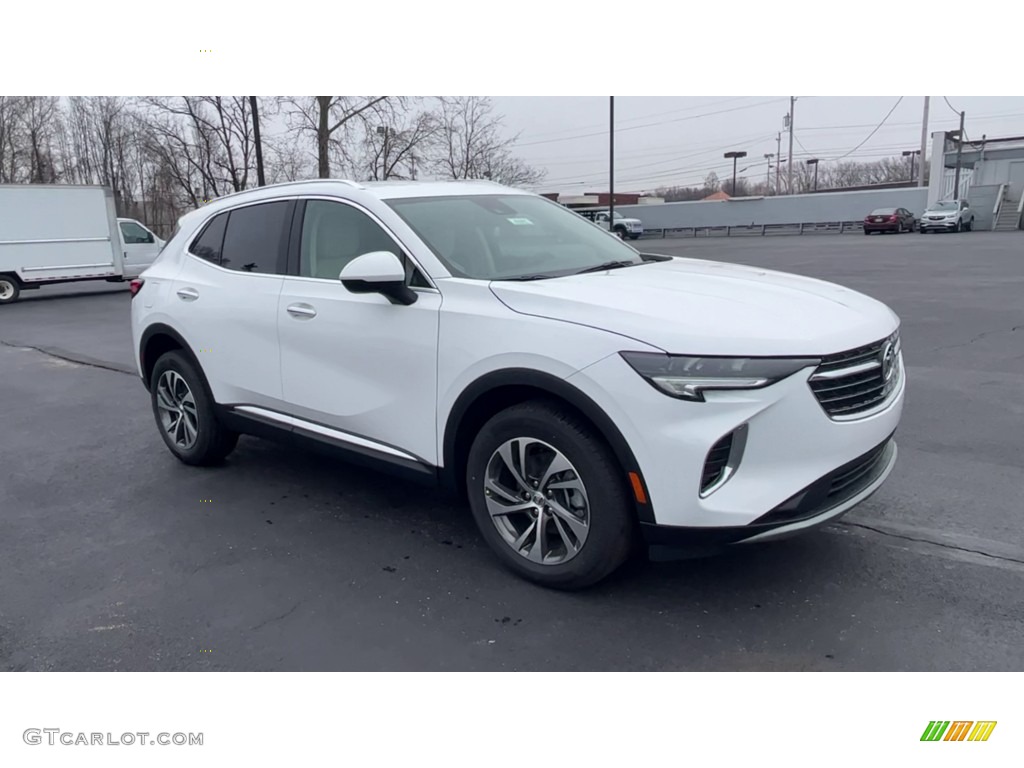 Summit White 2022 Buick Envision Essence Exterior Photo #143906823
