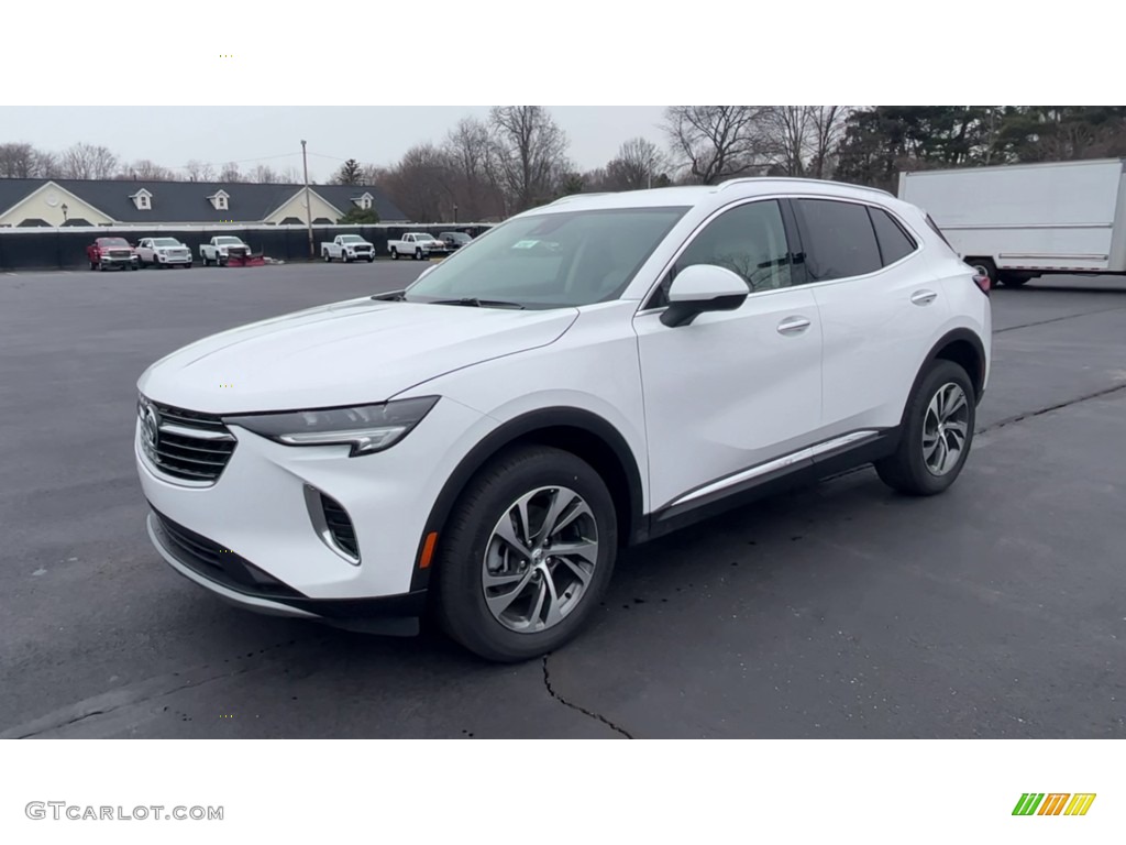 Summit White 2022 Buick Envision Essence Exterior Photo #143906865