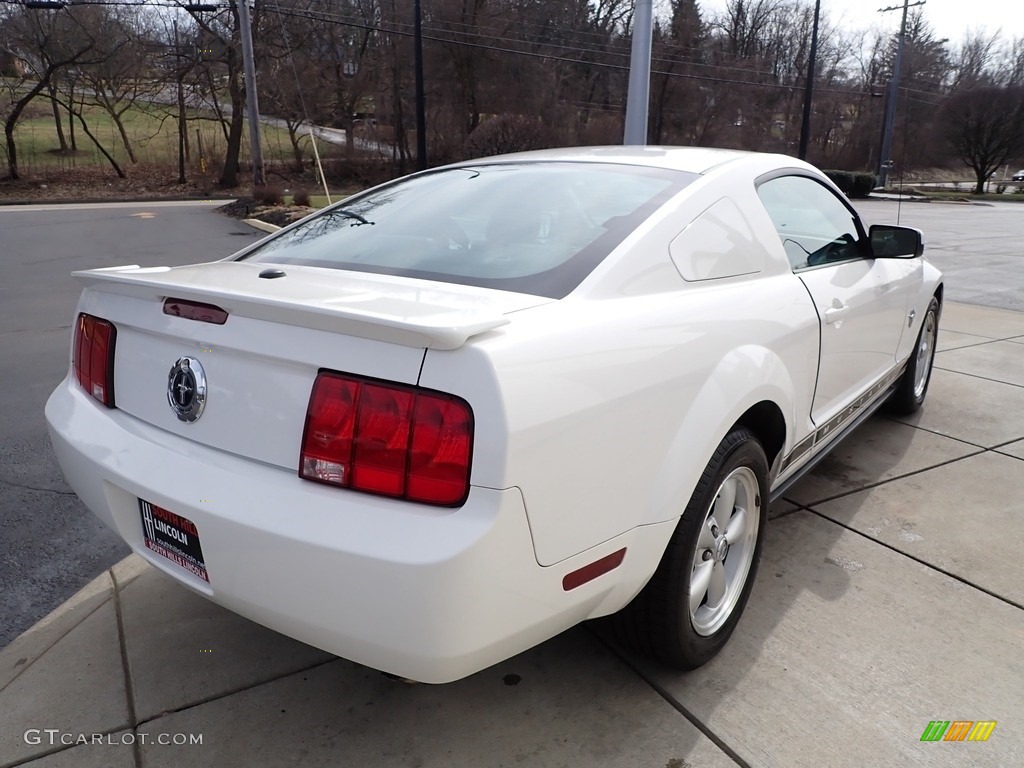2009 Mustang V6 Premium Coupe - Performance White / Dark Charcoal photo #5