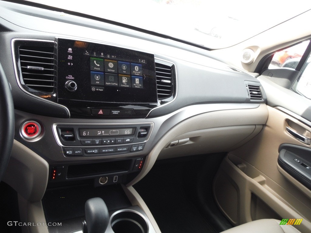 2019 Pilot EX-L AWD - Deep Scarlet Pearl / Beige photo #18
