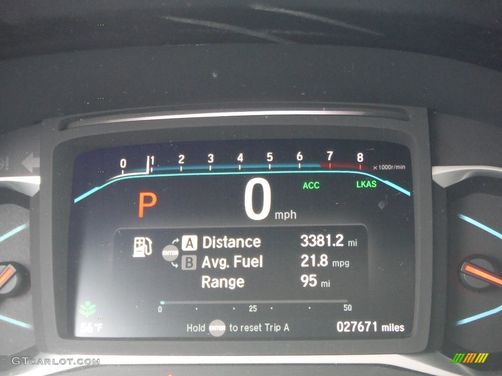 2019 Pilot EX-L AWD - Deep Scarlet Pearl / Beige photo #33