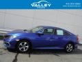 Agean Blue Metallic - Civic LX Sedan Photo No. 2
