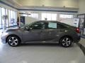Modern Steel Metallic - Civic LX Sedan Photo No. 10