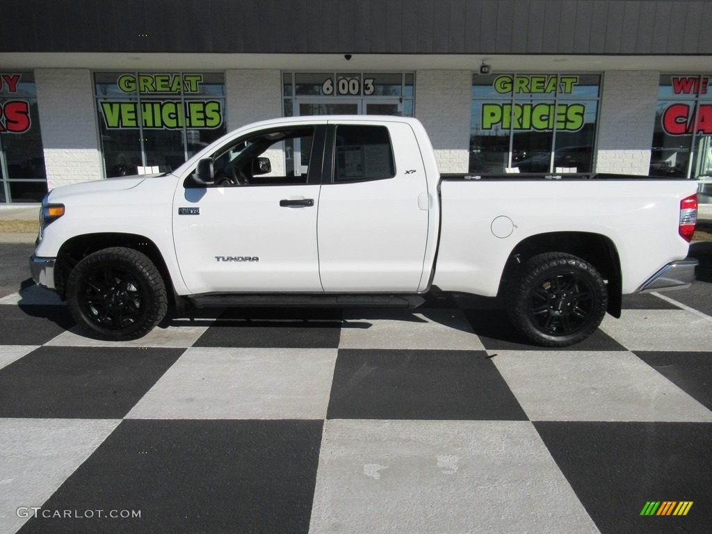 2021 Tundra SR5 Double Cab 4x4 - Super White / Graphite photo #1