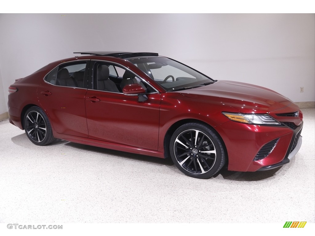 2018 Camry XSE V6 - Ruby Flare Pearl / Ash photo #1