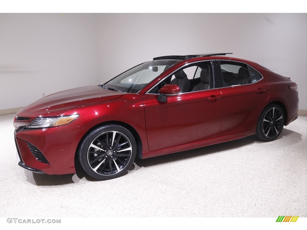 2018 Camry XSE V6 - Ruby Flare Pearl / Ash photo #3