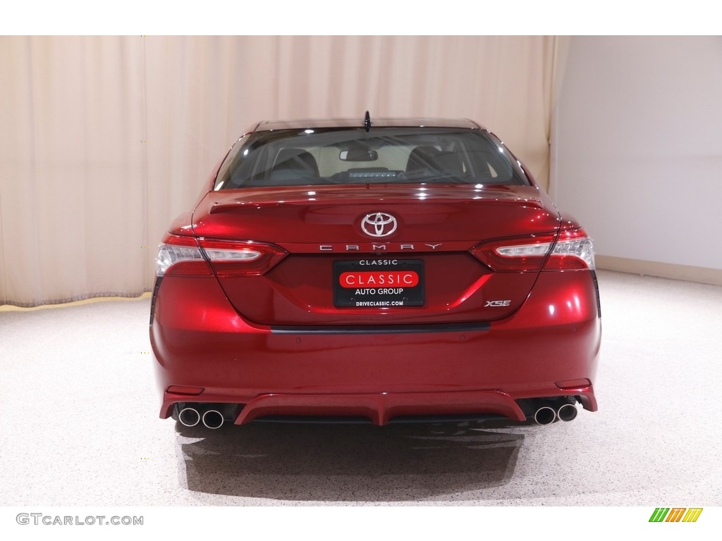 2018 Camry XSE V6 - Ruby Flare Pearl / Ash photo #17