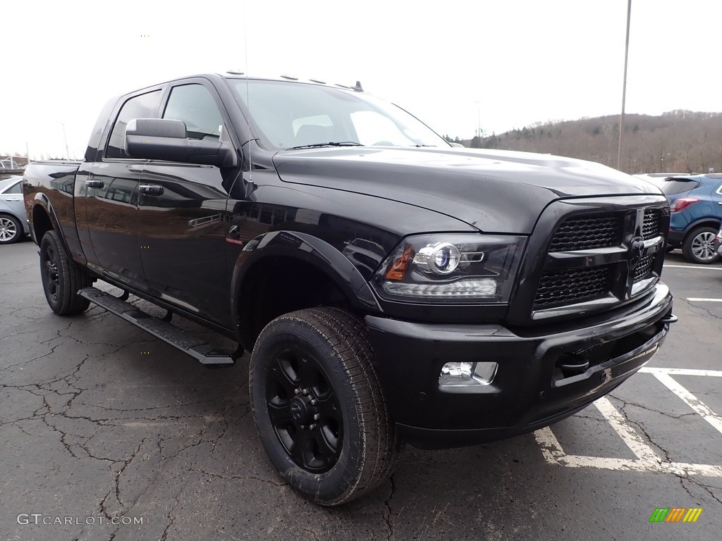 Brilliant Black Crystal Pearl 2016 Ram 2500 Laramie Mega Cab 4x4 Exterior Photo #143911631