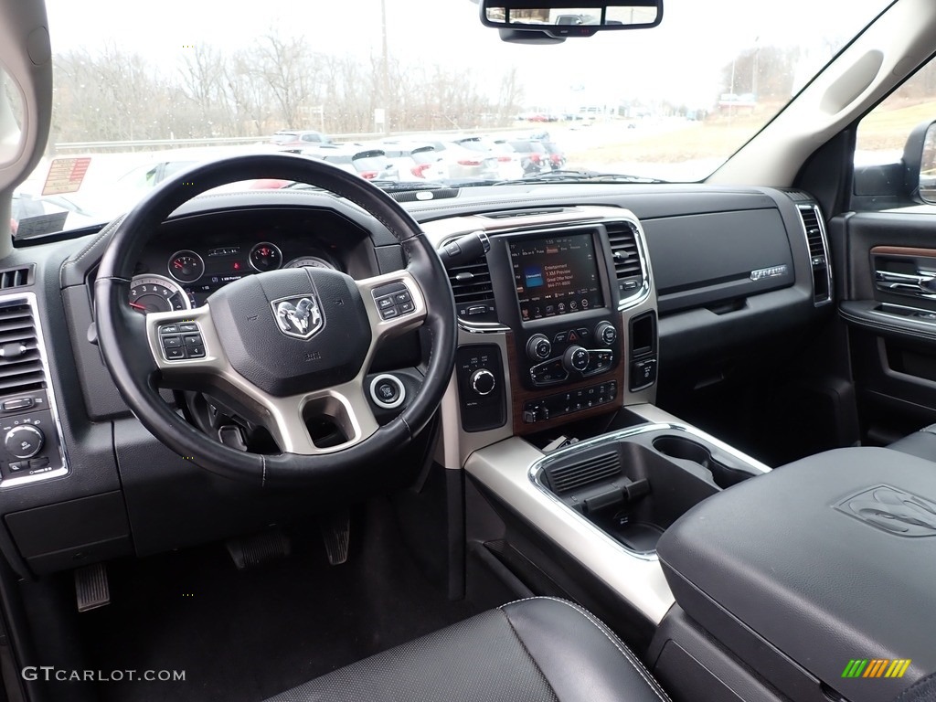 2016 Ram 2500 Laramie Mega Cab 4x4 Black Dashboard Photo #143911982